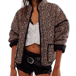 Brand New Free People Chloe jacket in midnight combo size XS